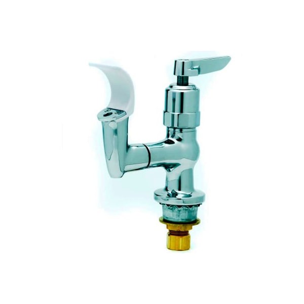 T&S Brass B-2360-01 Bubbler, Flexible Mouth Guard, Push Button Metering Handle
